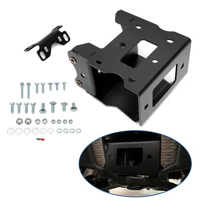 $29.99 • Buy Winch Mount Bracket For Polaris ATV 11-22 Sportsman 400 500 800 850 Scrambler