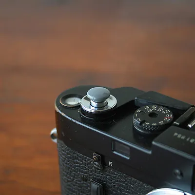 $12.50 • Buy Grey Small Soft Release Button For Leica M3 M4 M6 MP M8 M9 Fuji X100 Nikon Canon