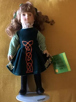 8 Inch Celtic Blessings “Maggie” Doll With Stand And Porcelain Head • $4