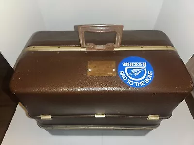 Vintage Umco 4500 BP Possum Belly Tackle Box-Nice! No Cracks Besides Foam Is Bad • $225