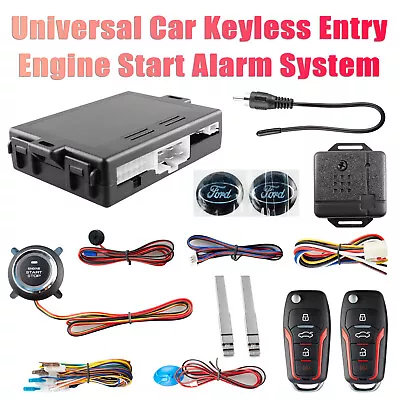 Keyless PKE Entry Car Engine Start Stop Remote Anti-Theft Security Alarm System⭐ • $55.95