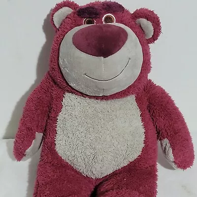 Toy Story 3 Lotso Bear The Disney Store  Strawberry Scented Plush Soft Toy VGC • £14.99