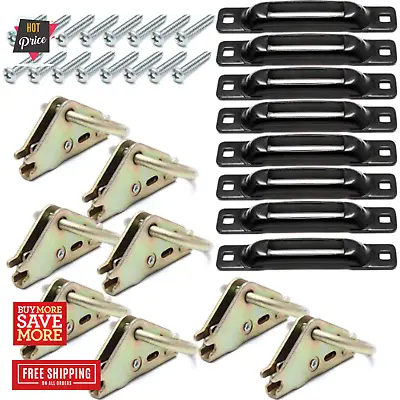 8 PCS E-Track Single Slot Tie-Downs System Secure Cargo Enclosed Flatbed Trailer • $39.99