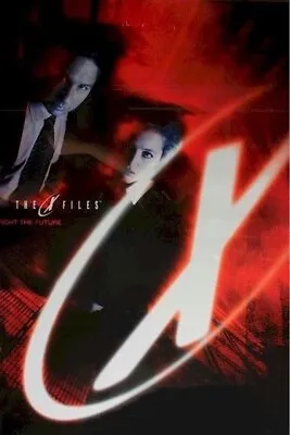 X-FILES ~ FIGHT THE FUTURE ~ STYLE D 23x35 MOVIE POSTER David Duchovny Xfiles • $6.80