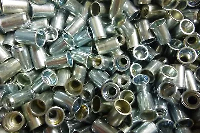 (25) Marson Steel Poly Nuts Rivet Nut Inserts 1/4-20 Grip .030-.165 • $11.81