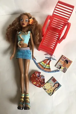 My Scene Barbie  Jammin In Jamaica Fashion Madison Doll W/ Beach Chair & Outfits • $37.95