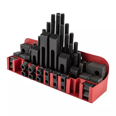 58Pcs T-Slot Clamping Kit M12 Clamping Kit Hardened Combined Press Plate  • $49