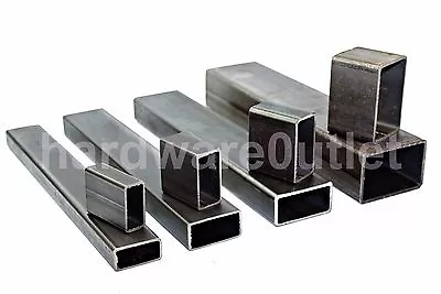 £4.40 • Buy RECTANGULAR Mild Steel BOX Section Tube Rectangle 5 Sizes & 6 Lengths To Choose