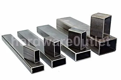 £5.83 • Buy XRECTANGULAR Mild Steel BOX Section Tube Rectangle 5 Sizes & 6 Lengths Available