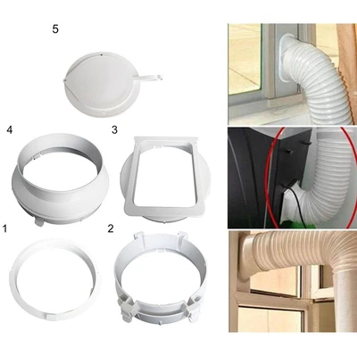 $21.02 • Buy Portable PP Exhaust Duct Pipe Hose Interface Connectors Air Conditioner Parts