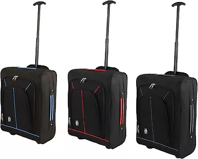 Easyjet Ryanair 50cm Cabin Hand Luggage Suitcase Trolley Cabin Bag Carry Holdall • £16.95