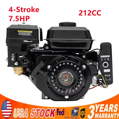 7.5HP 212cc Gas Engine Motor Electric Start Horizontal Engine 4-Stroke Go Kart • $166.25