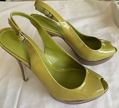 £63.25 • Buy Enzo Angiolini High Heels Shoes Size 7.Mustard Color. Patent.