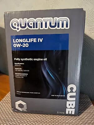 Volkswagen Quantum Cube Longlife IV 0W-20 Engine Oil 5L  VW 508 00 / 509 00 • £45