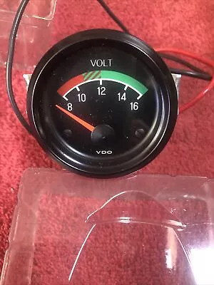 VDO 332041 Cockpit Series 2-1/16  Voltmeter Gauge • $40