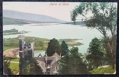 Vintage Postcard 1909 Kyles Of Bute Lock With Nice Millport Postmark • £1.99