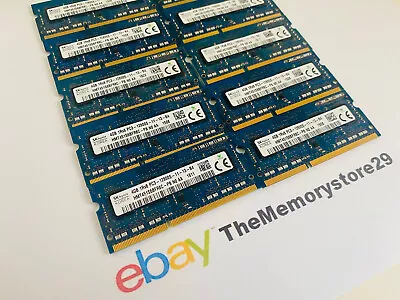 4GB 8GB 16GB PC3-12800 1600MHz Laptop  DDR3 Memory RAM 204 Pin Lot • £6.99