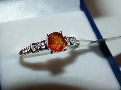 Smashing Mandarin Garnet Ring • $53.03