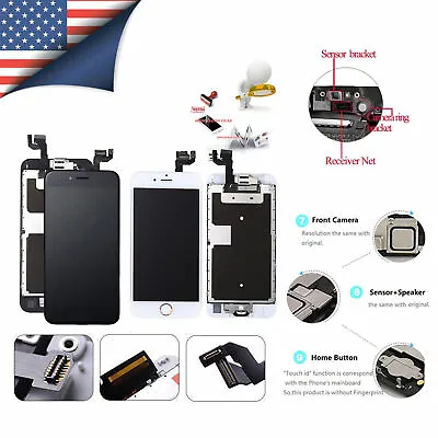 Complete LCD Touch Screen Digitizer Lens For IPhone 6 7 8 8+ X XR MAX 11 PRO LOT • $0.99