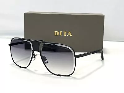 DITA MACH FIVE Square Sunglasses DRX-2087-H-BLK Matte Black Gray Gradient Lenses • $116.99