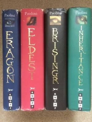 Inheritance Cycle Complete Series 1-4 Set: Eragon Eldest Brisingr HB/HC Lot  • $30.99