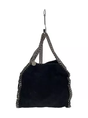 Stella McCartney Handbag Falabella 2 Way Chain Shoulder Bag Suede Black Used • $260.31