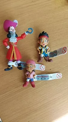 Bullyland Jake And The Neverland Pirates 3 Pack Cake Topper-Toy Figures • £8.99