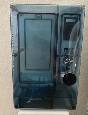 Target Bullseye Playground MINI Desktop Candy Dispenser Vending Machine Blue • $12.99