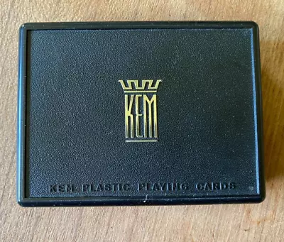 A Pack Of KEM Florence Plastic Playing Cards Unopened In Box • £10