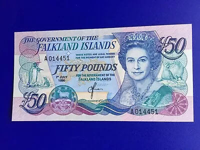 Falkland Islands £ 50 Banknote UNC • £74.99