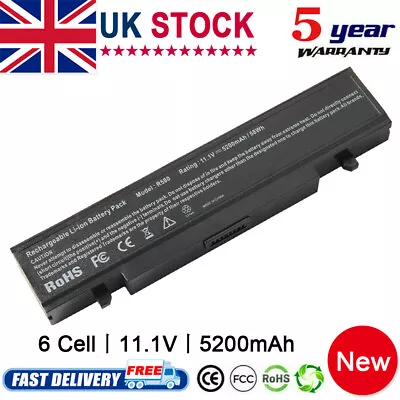 6 Cells Battery For Samsung AA-PB9NC6B R428 R519 R580 R730 R780 NP-RV510 NP-R530 • £15.99