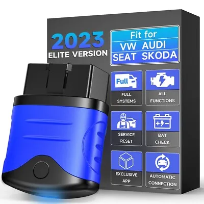 Full System OBD2 Scanner Code Readers Fit For VW/AUDI/SKODA/SEAT Diagnostic Tool • $36.99