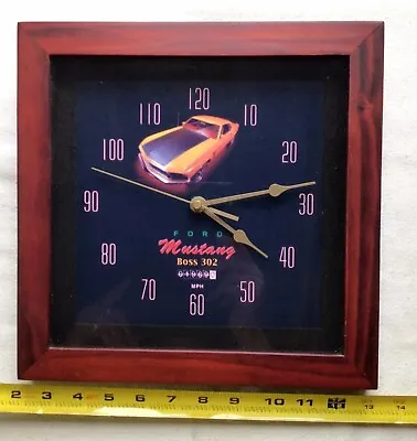 1969 Ford Mustang BOSS 302 Quartz Wall Clock Approx 11 X 11 • $99.95