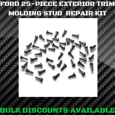 1964+ Ford Mustang GT Glass Windshield Reveal Molding Clips Repair Stud Screws • $14.96