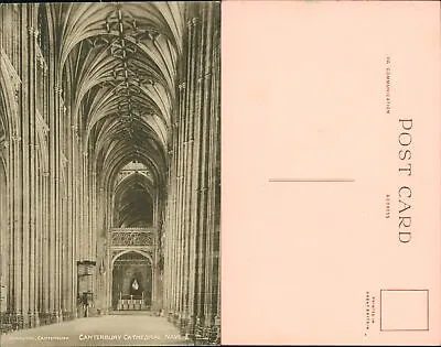 Canterbury Cathedral Nave E Charlton Local Publisher • £2.50