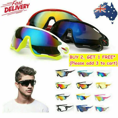 $11.39 • Buy Cycling Sunglasses Bicycle Outdoor Sports Bike Unisex Glasses Men Eyewear UV400