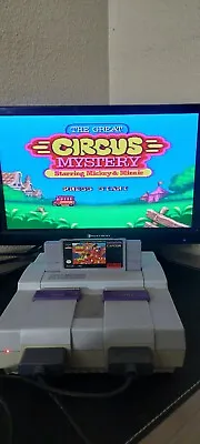 The Great Circus Mystery Mickey Mouse (Super Nintendo SNES 1994)  Cart Only • $19.99
