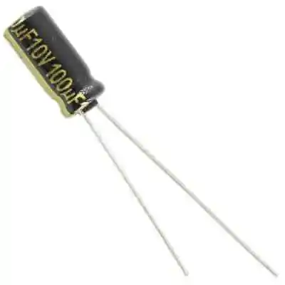 Panasonic FM Electrolytic Capacitor 100uF Mfd 10V 105C  High Temp Very Low ESR • £2.99