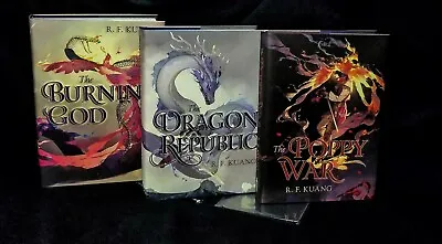 Poppy War Trilogy By RF Kuang Subterranean Press Editions. Matching Numbered Set • $1000