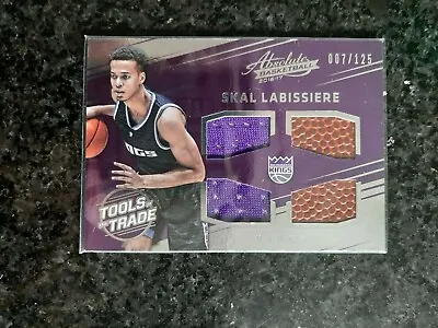 $8 • Buy 2016/17 Absolute RC Tools Of The Trade Ball Jersey Skal Labissiere #'d 007/125