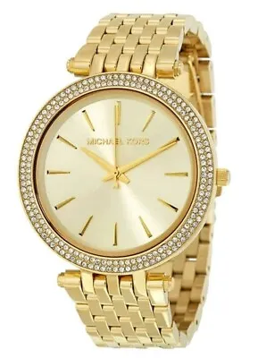 Michael Kors MK3191 Darci Gold-Tone Stainless Steel Bracelet 39mm Women's Watch • $78.99