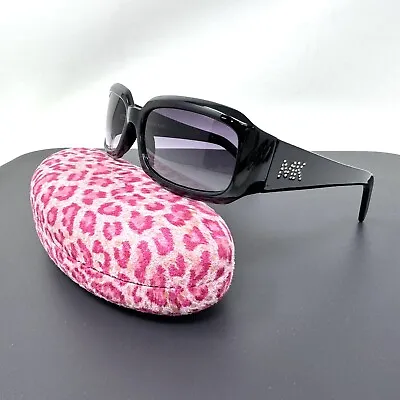 MARY KAY Sunglasses MK Rhinestone Logo Black • $50