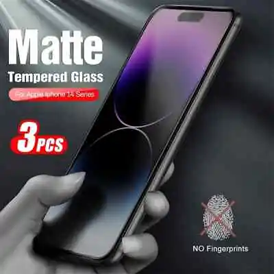 $16.95 • Buy 3X Anti-Glare Matte Temperd Glass Screen Protector Fr IPhone 14 13 12 11 Pro Max