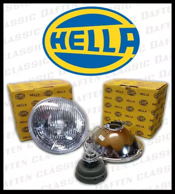 $180 • Buy VW Bug H4 Headlight Pair Hella UN6207475 Volkswagen Beetle Bus Ghia