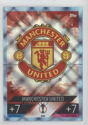 2022-23 Topps Match Attax UCL Team Badge Crystal Manchester United #100 • $8.02