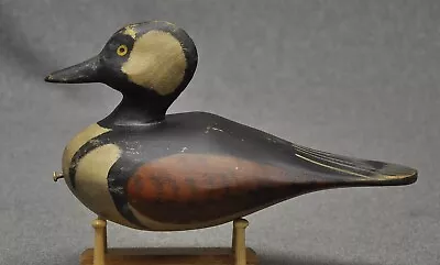 East Coast Style HOODED MERGANSER Duck Decoy Original Paint WMW  #2 • $59.99