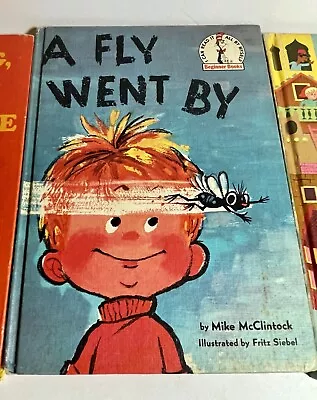 A Fly Went By / Vintage 1958 Kids Book / Dr. Seuss Beginner Reader Insects Bugs • $4