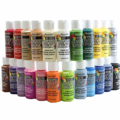 £2.72 • Buy Decoart Acrylic Paint Crafters 59ml Deco Art Acrylic Assorted Colour Paint 2oz