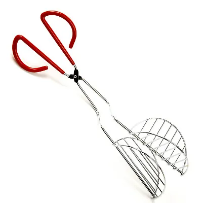 Taco Shell Maker Press Tortilla Fryer Tongs Kitchen Plated Steel 13  Long Norpro • $13.99