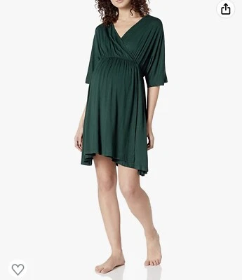 £29.01 • Buy Ekouaer 3 In 1 Maternity/Hospital/Nursing Gown Size L